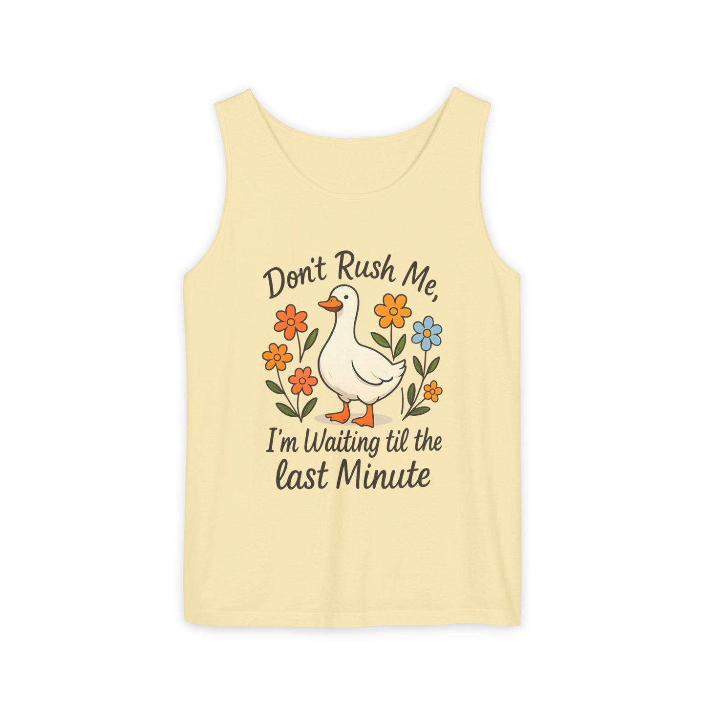 Dot Rush Me  Garment-Dyed Tank Top