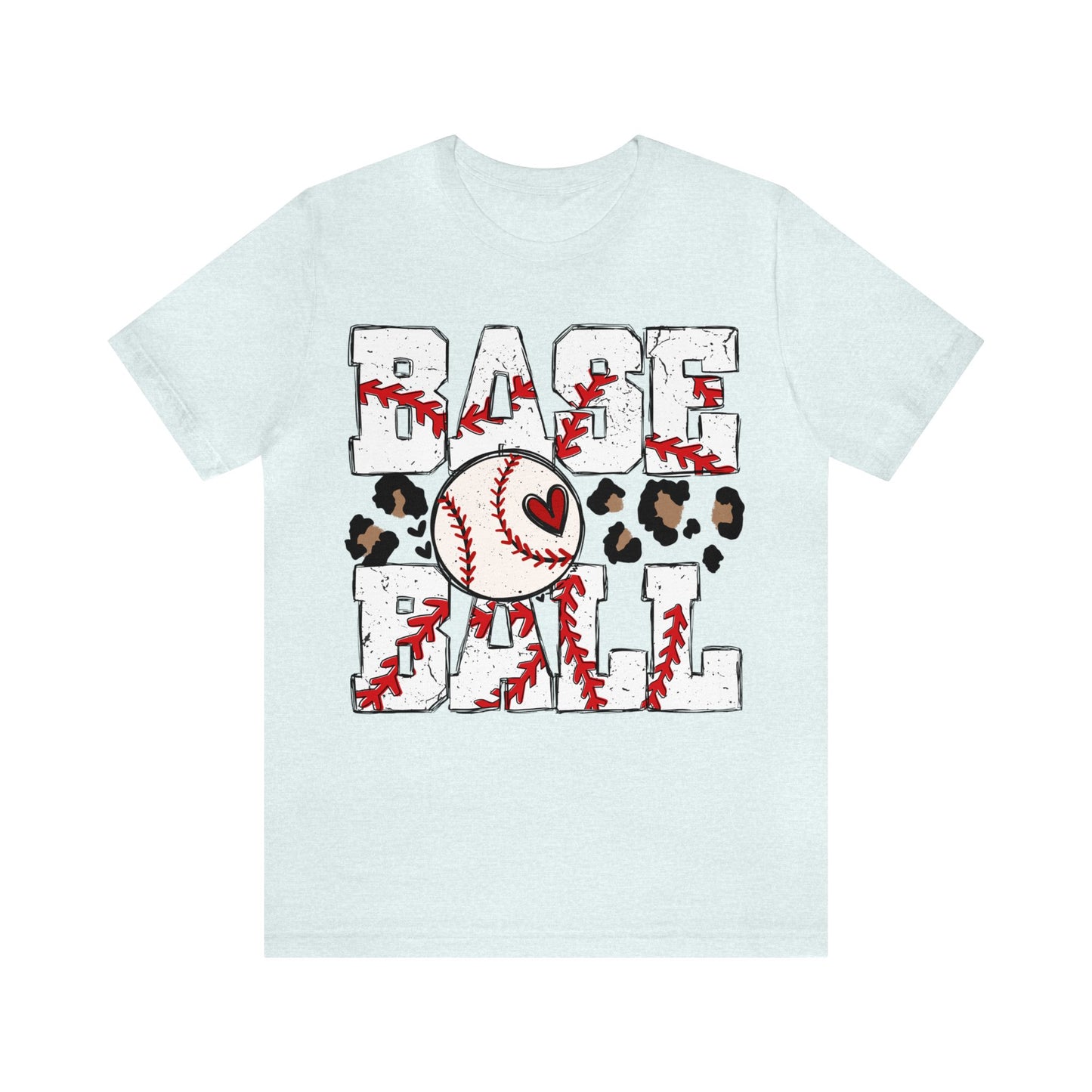Baseball Letters Jersey Short Sleeve Tee