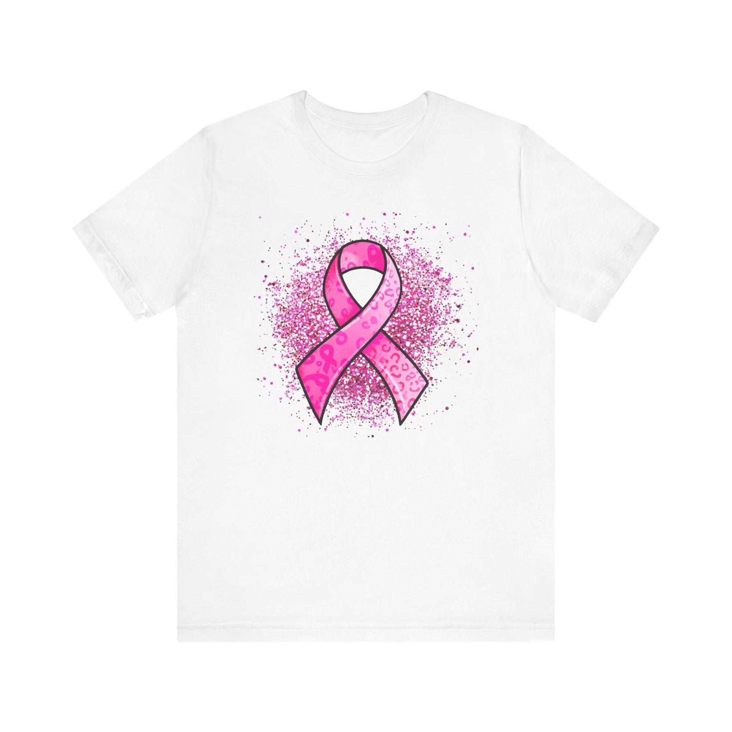 Breast Cancer Ribbon Jersey Short Sleeve Tee