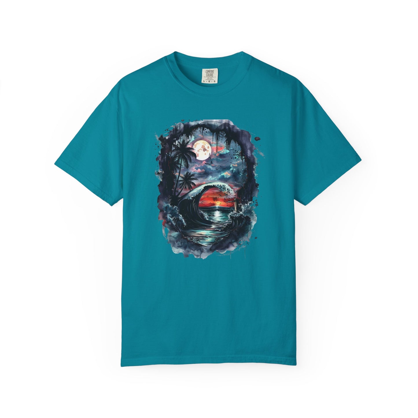 Gothic Summer Wave Garment-Dyed T-shirt
