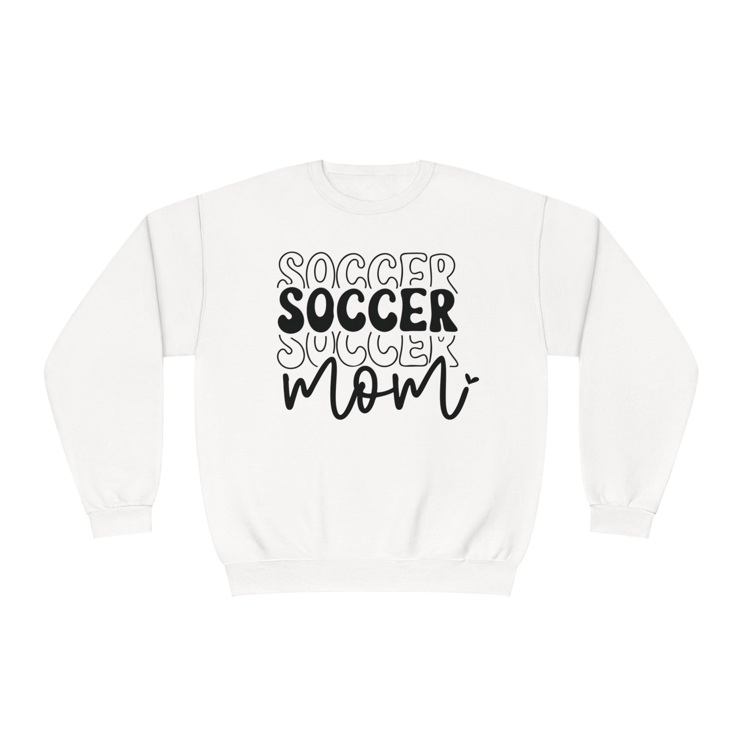 Stacked Soccer Mom NuBlend® Crewneck Sweatshirt