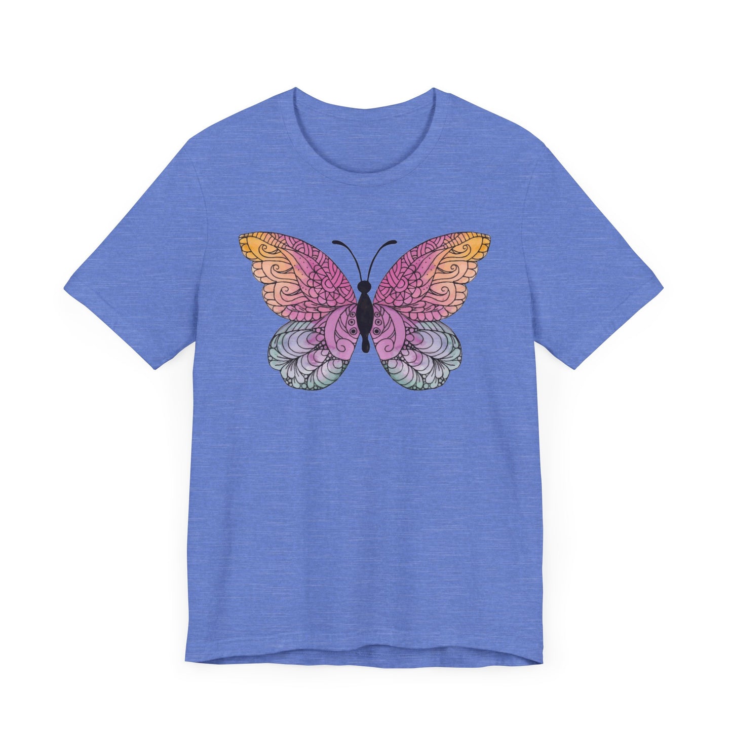 Mandala Butterfly Jersey Short Sleeve Tee