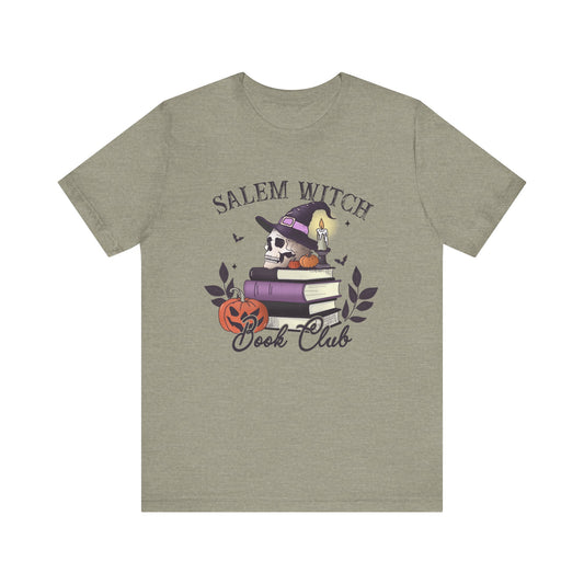 Salem Witch Book Club Jersey Short Sleeve Tee