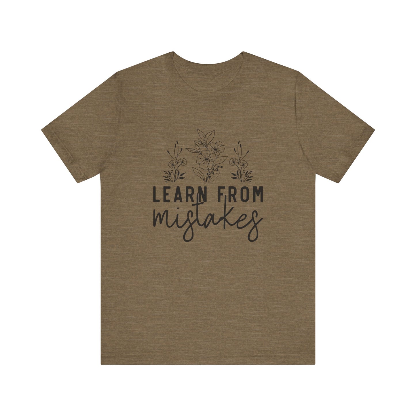 Learn From Mistakes Jersey Short Sleeve Tee