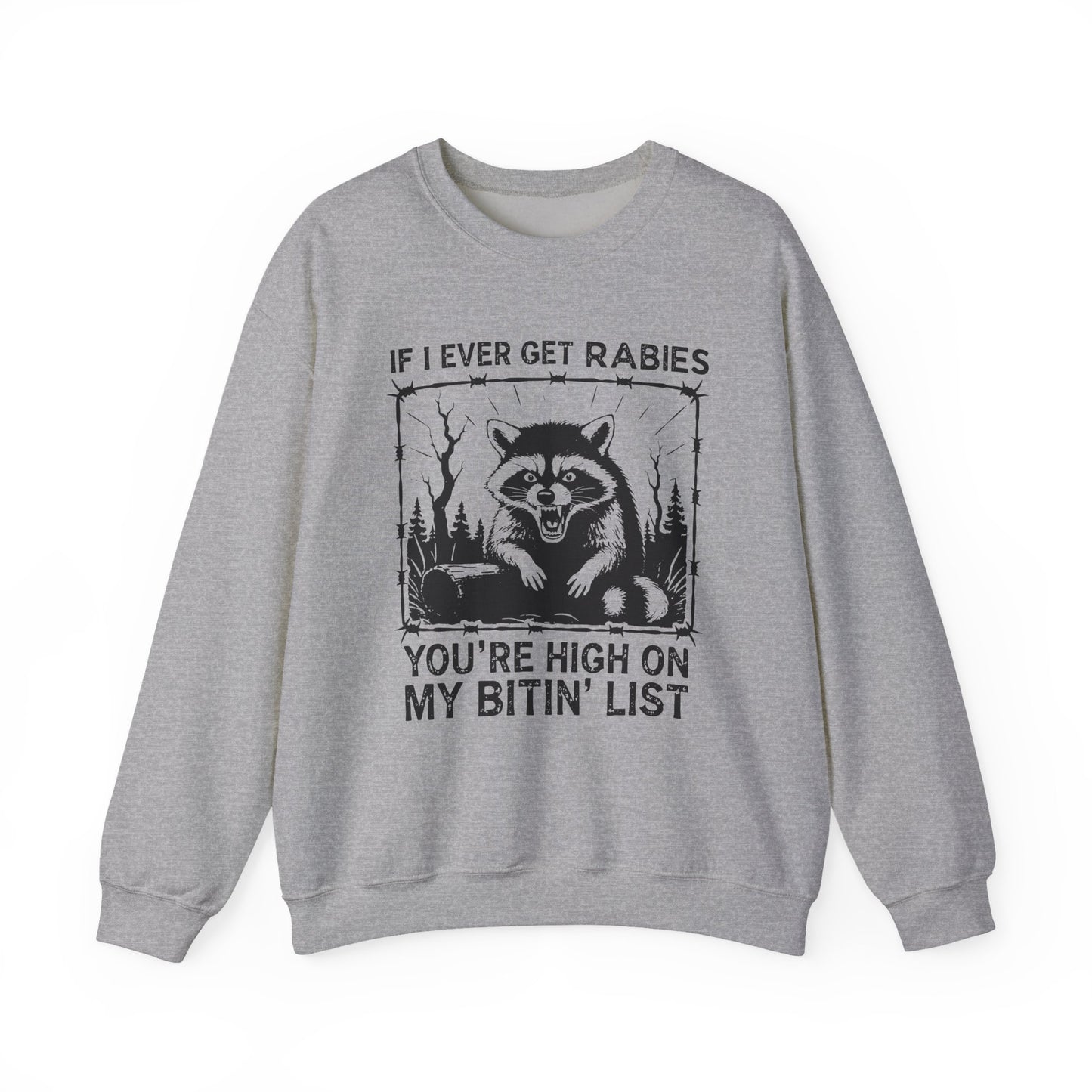 High On My Bitin List Heavy Blend™ Crewneck Sweatshirt