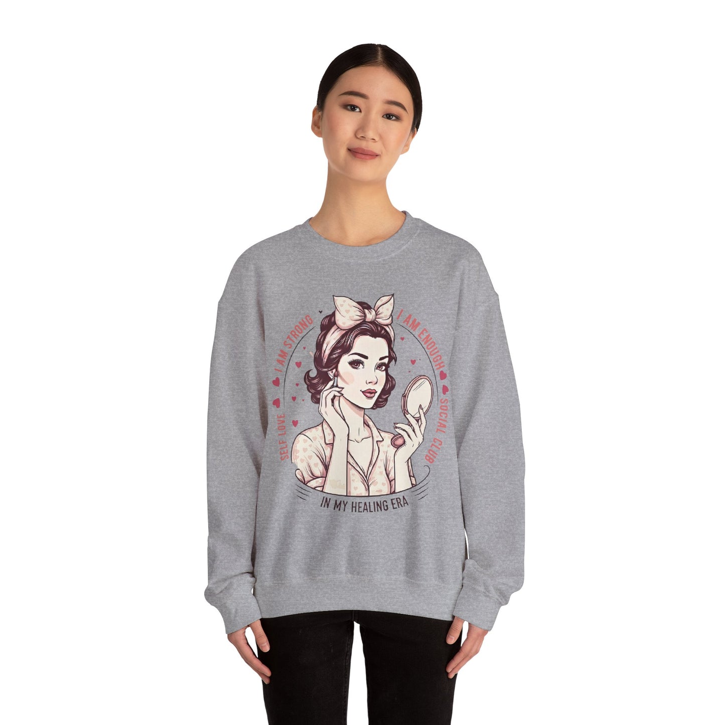 In My Healing Era Heavy Blend™ Crewneck Sweatshirt