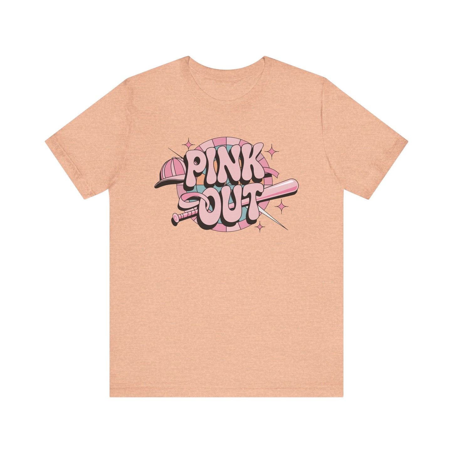 Baseball Pink Out Jersey Short Sleeve Tee