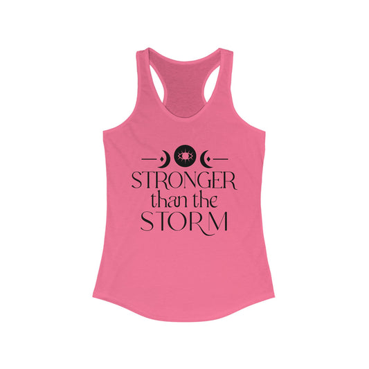 Boho Stronger Than The Storm Women's Ideal Racerback Tank