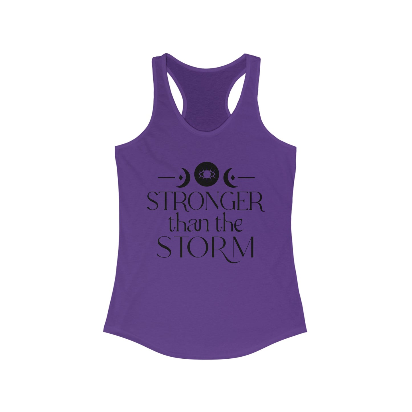 Boho Stronger Than The Storm Women's Ideal Racerback Tank