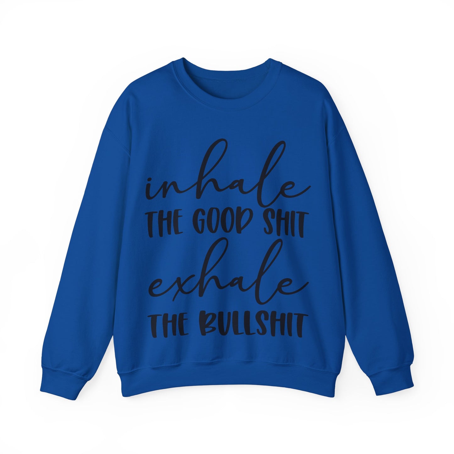 Inhale Exhale Heavy Blend™ Crewneck Sweatshirt