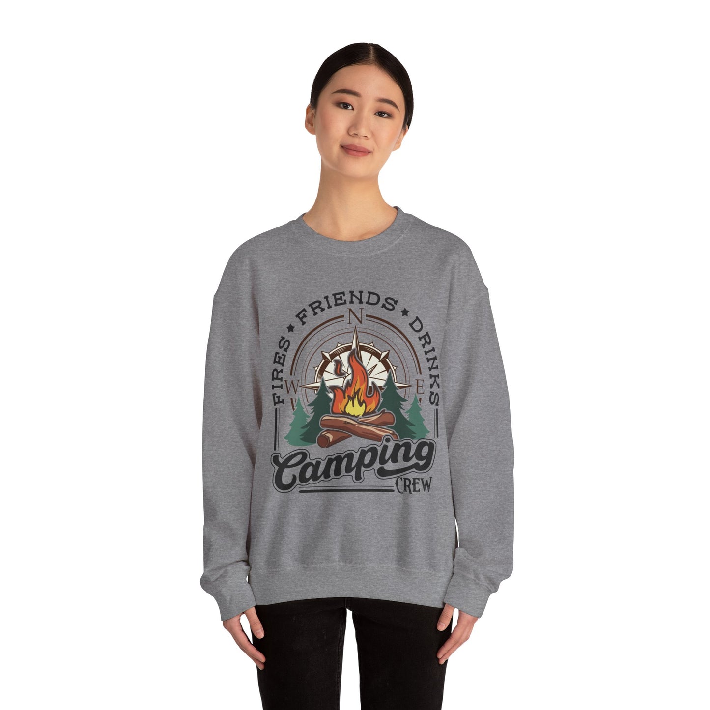 Camping Crew Heavy Blend™ Crewneck Sweatshirt