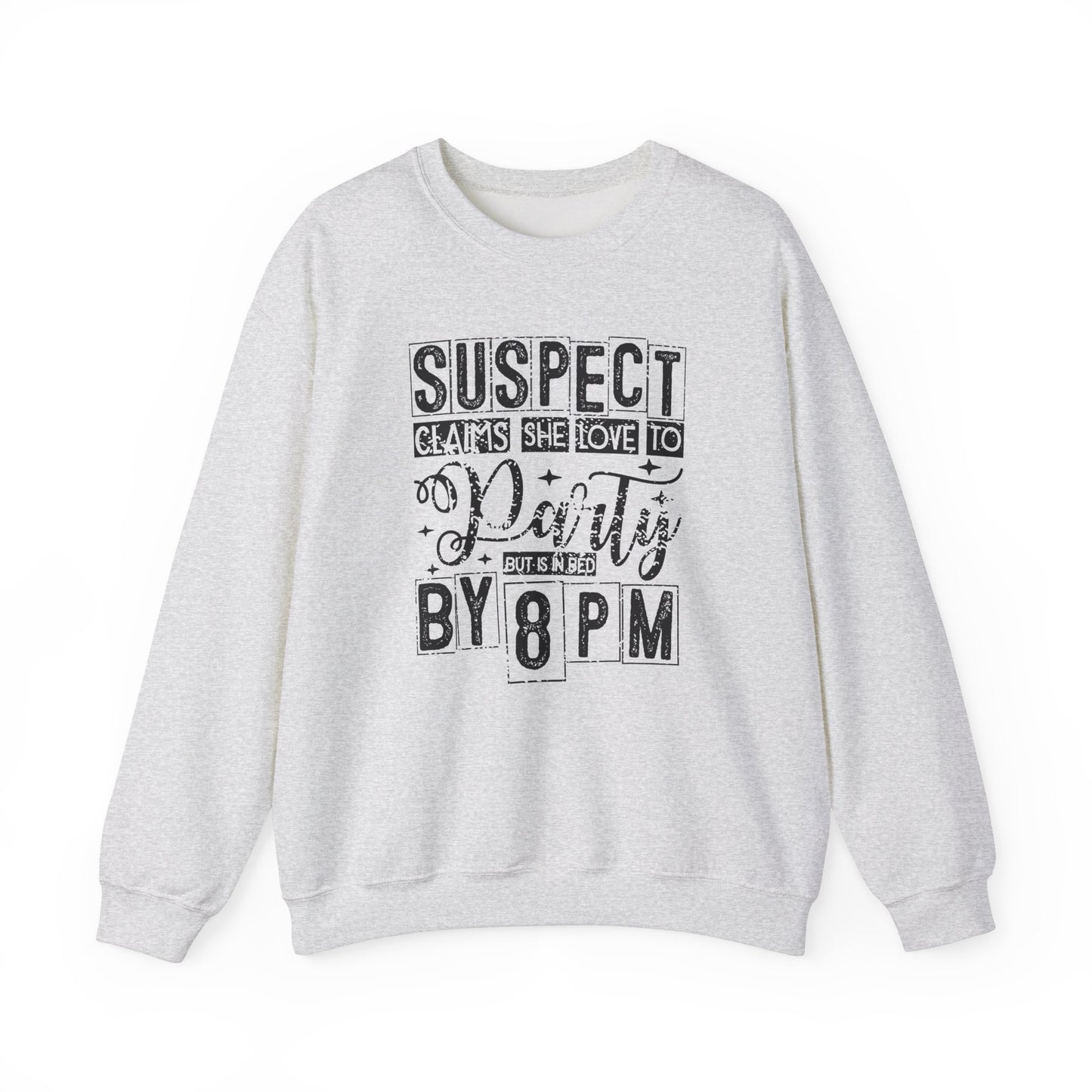 Suspect Claim To Love To Party Heavy Blend™ Crewneck Sweatshirt