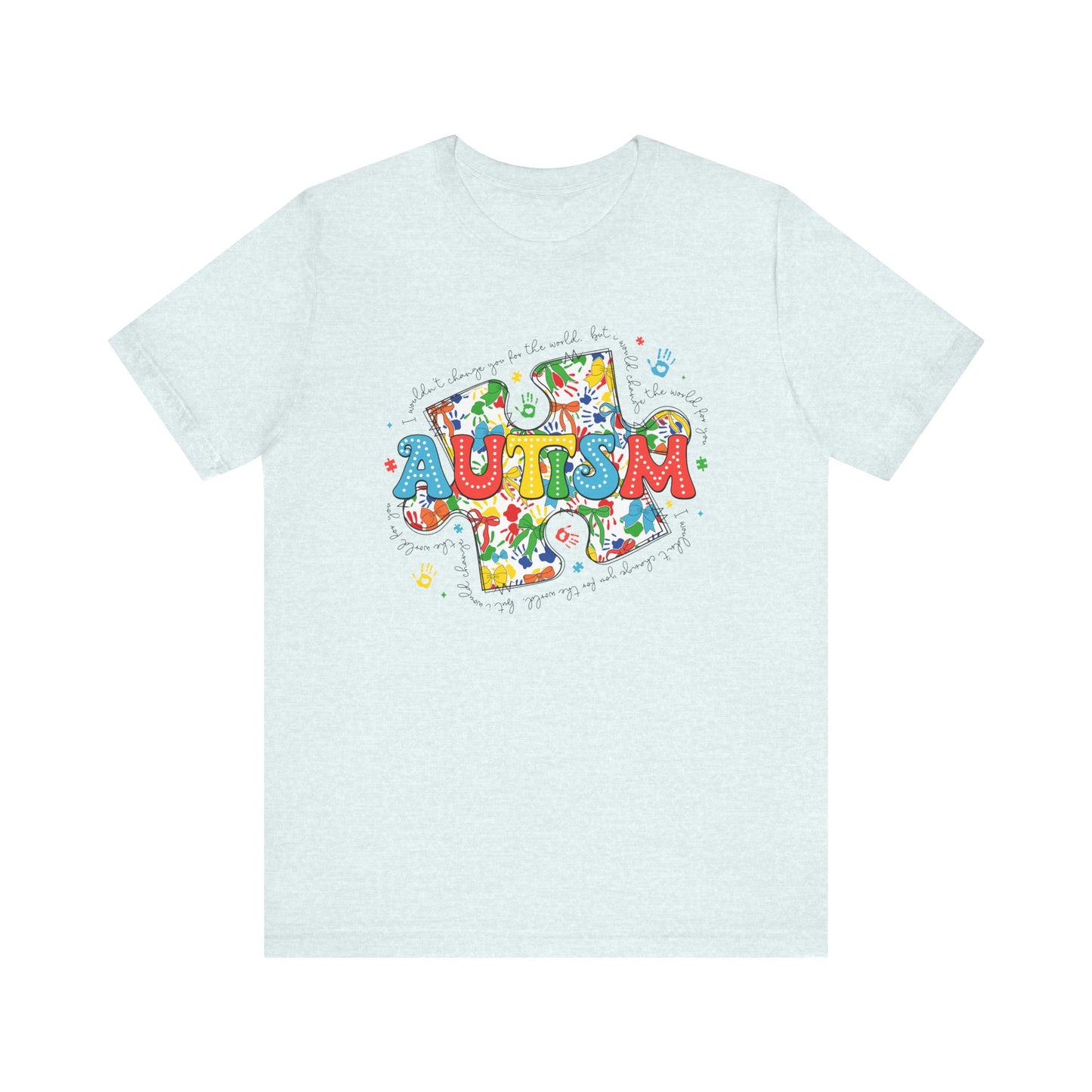Autism Puzzle  Jersey Short Sleeve Tee