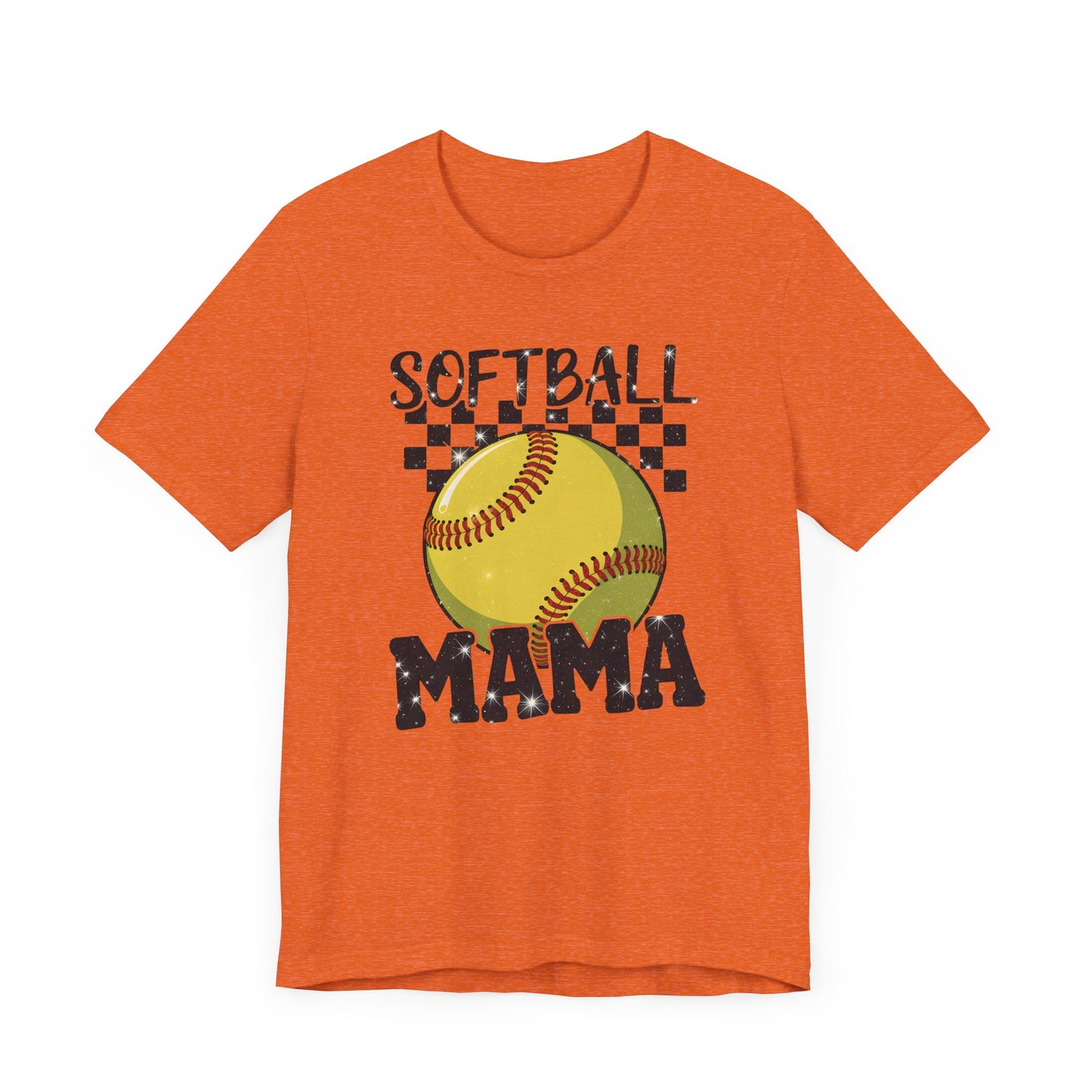 Sparkle Softball Mama Jersey Short Sleeve Tee