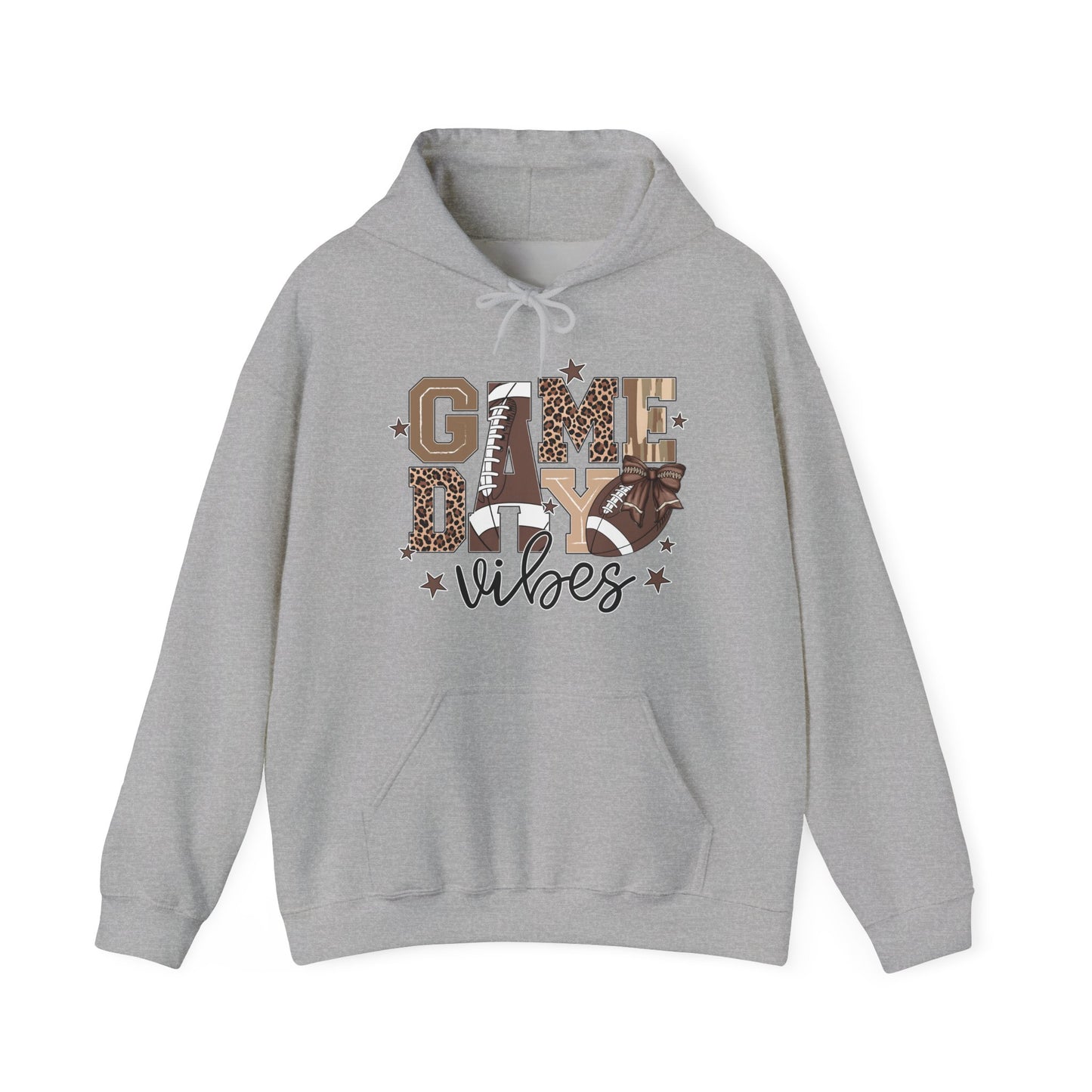 Football Game Day Vibes  Heavy Blend™ Hooded Sweatshirt