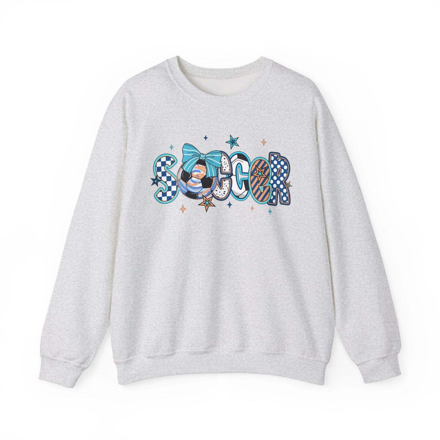Doodle Soccer Heavy Blend™ Crewneck Sweatshirt