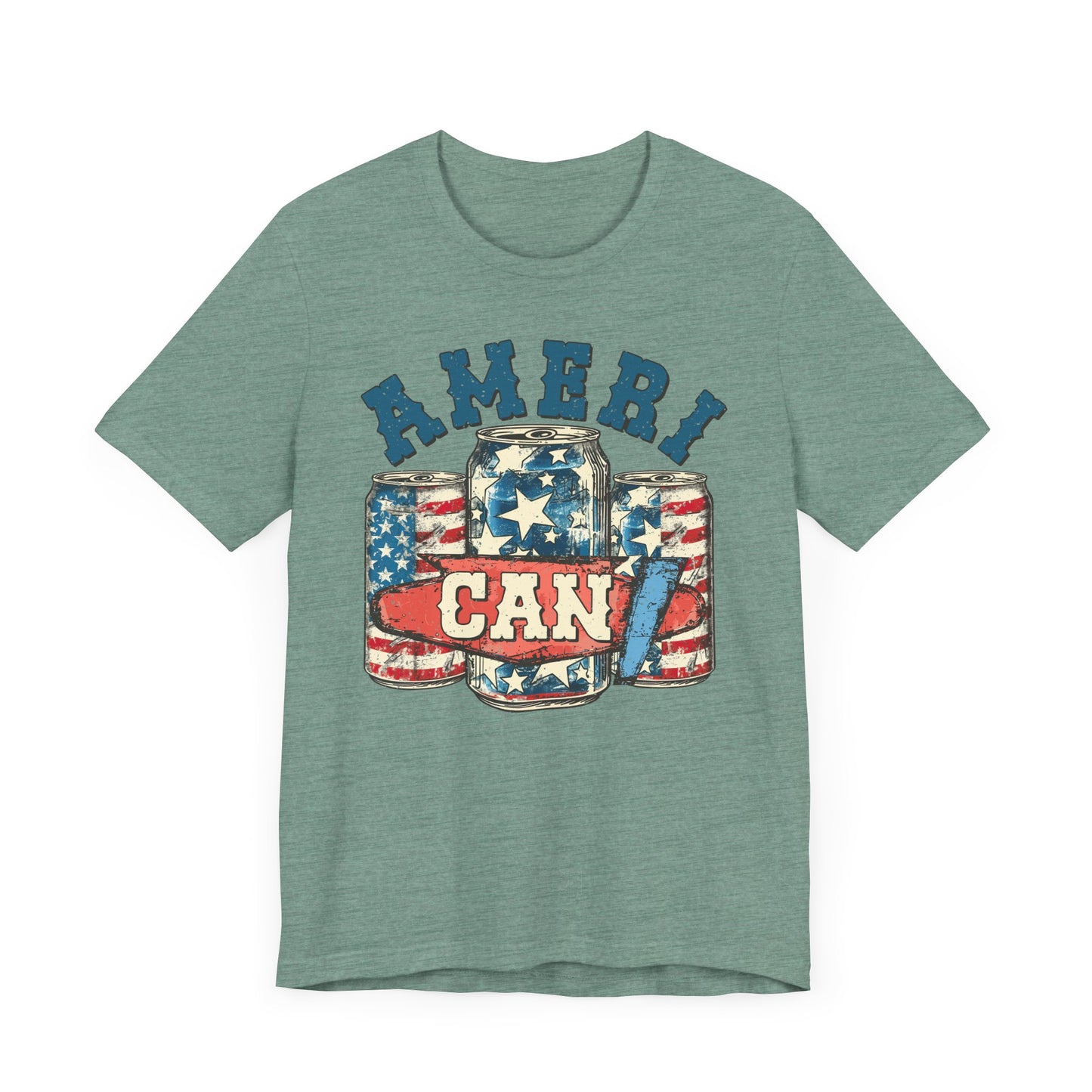 Ameri Can  Jersey Short Sleeve Tee