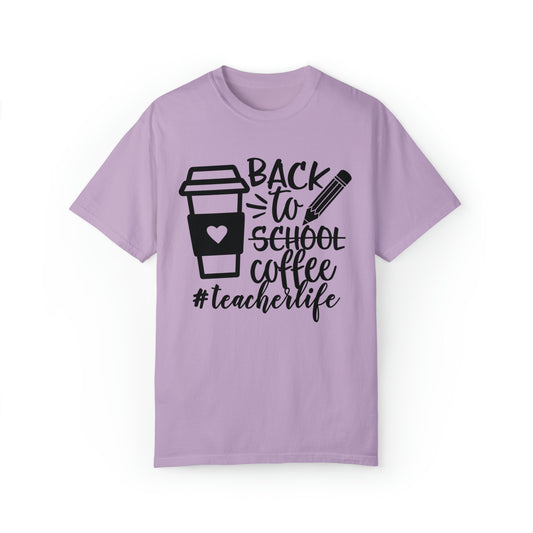 Back To Coffee Garment-Dyed T-shirt
