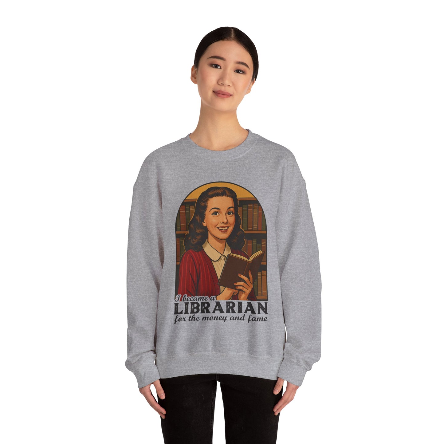 Librarian Heavy Blend™ Crewneck Sweatshirt