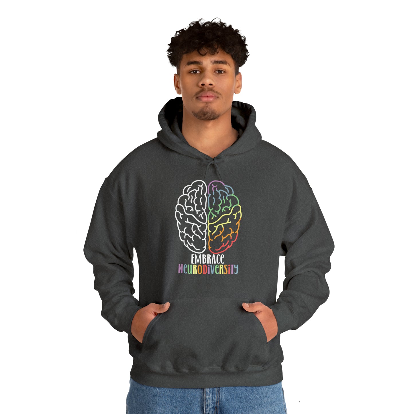 Embrace Neurodiversity Heavy Blend™ Hooded Sweatshirt