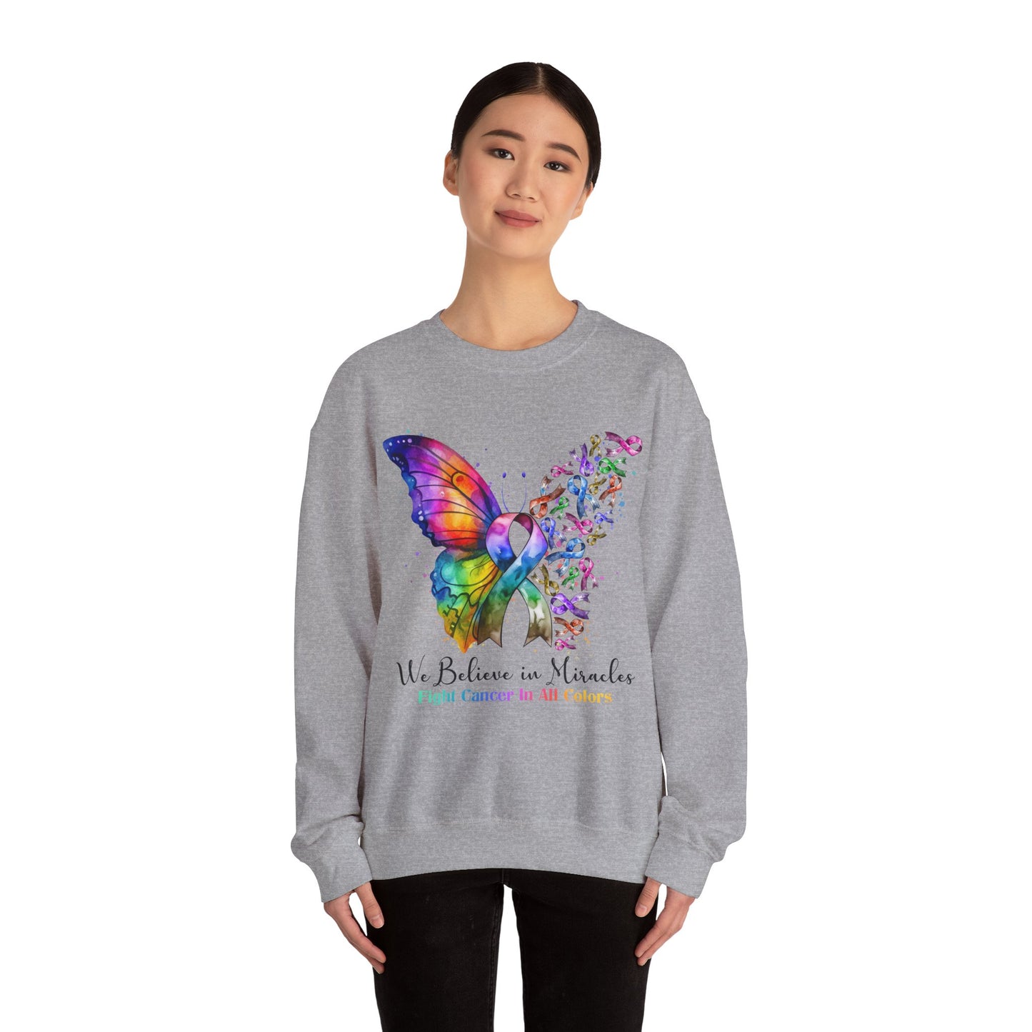 Fight Cancer In All Colors Heavy Blend™ Crewneck