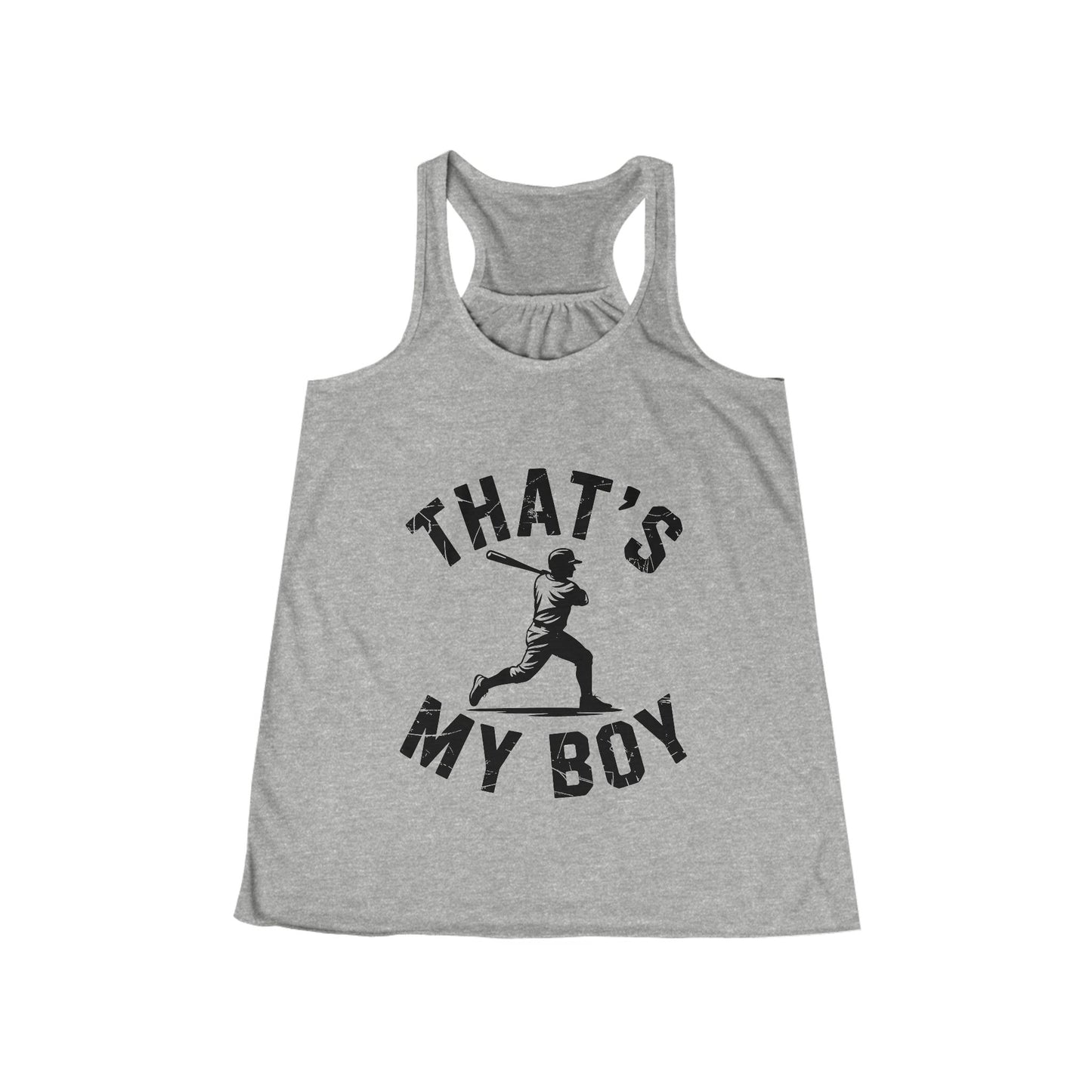 That’s My Boy Women's Flowy Racerback Tank