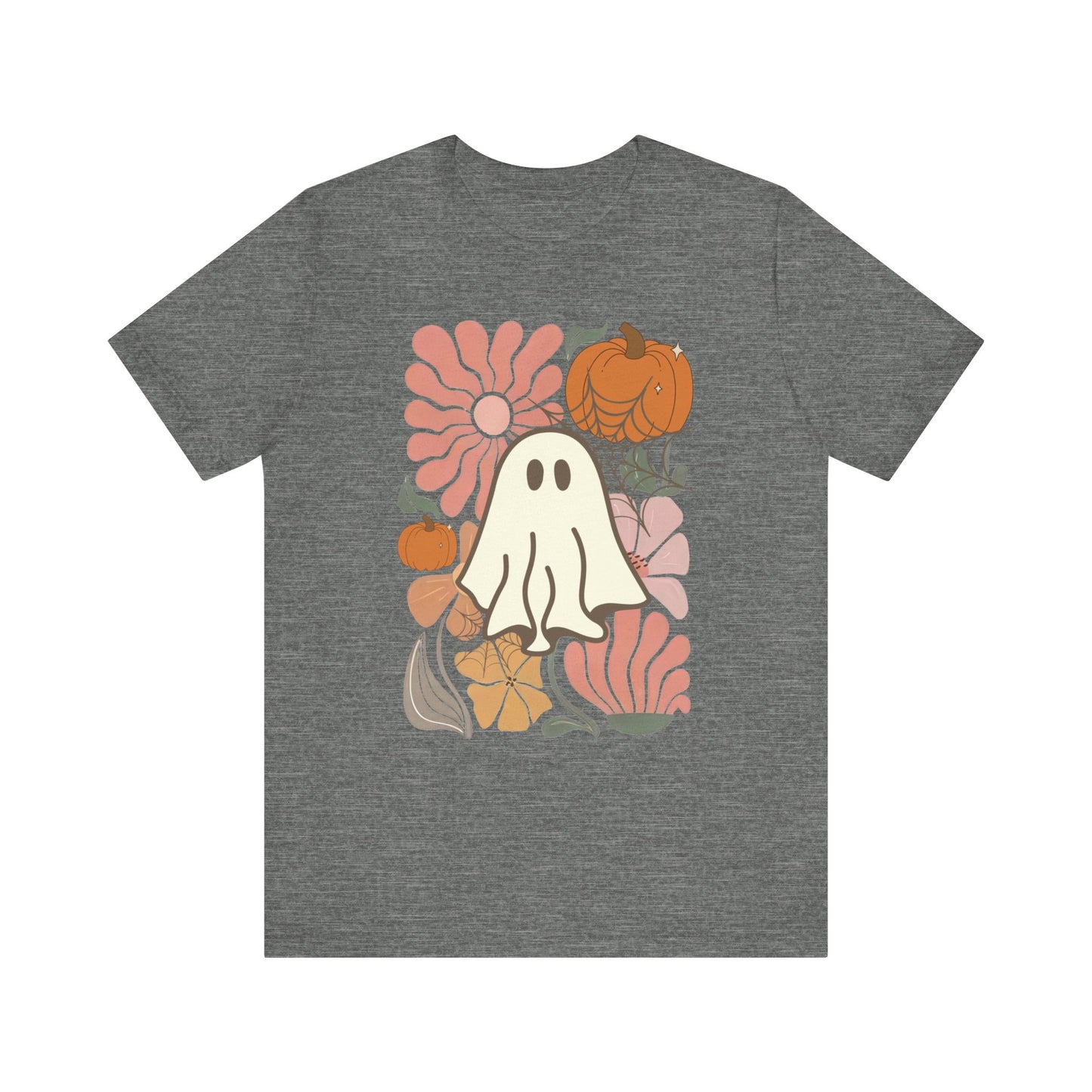 Boho Floral Ghost Jersey Short Sleeve Tee