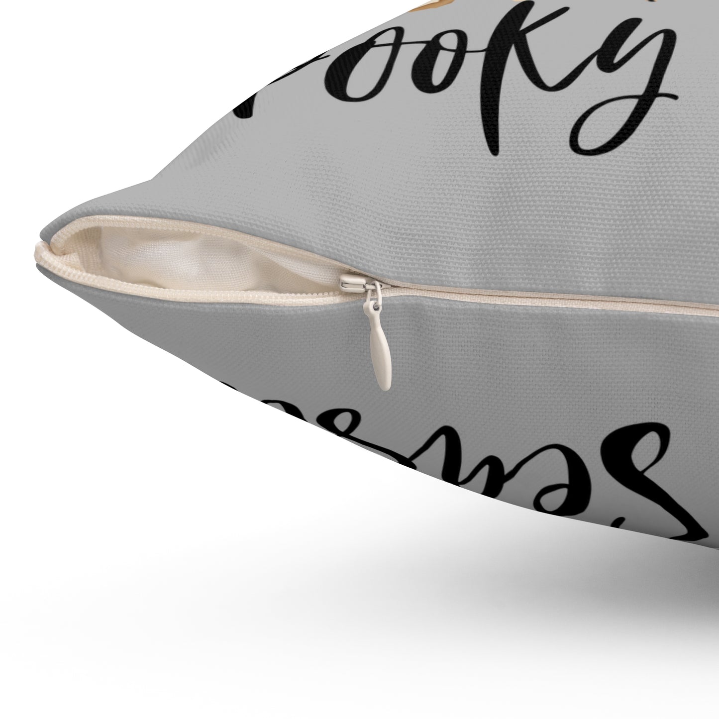 Spooky Season Brushstrokes Spun Polyester Square Pillow