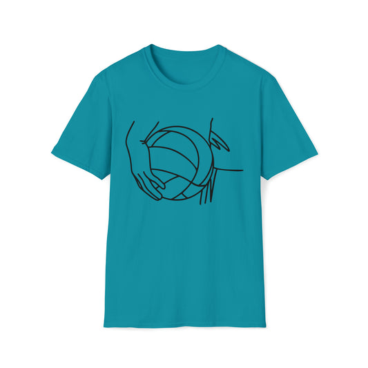 Hand with Volleyball Softstyle T-Shirt