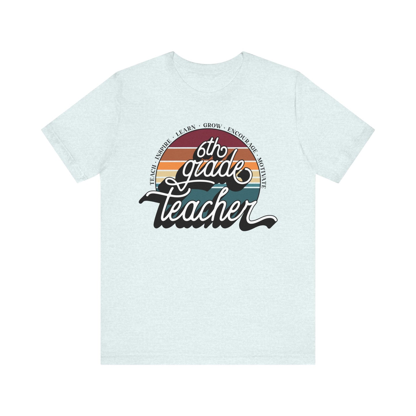 6th Grade Teacher Jersey Short Sleeve Tee