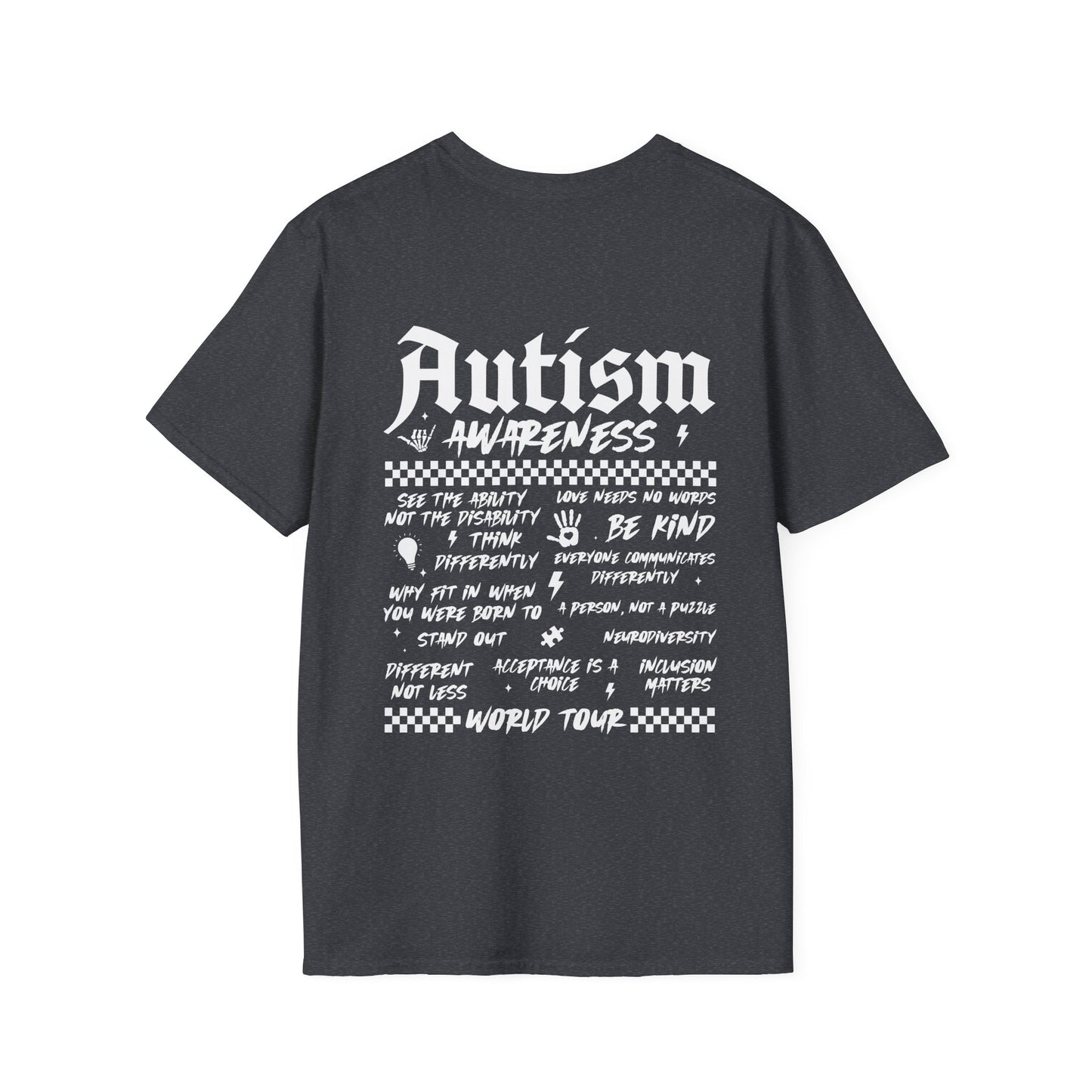 Autism World Tour F/B Softstyle T-Shirt