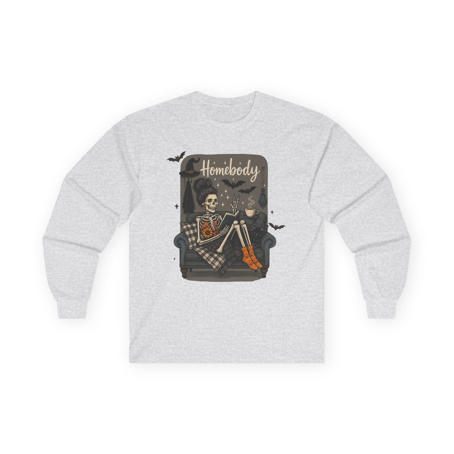 Spooky Homebody Ultra Cotton Long Sleeve Tee