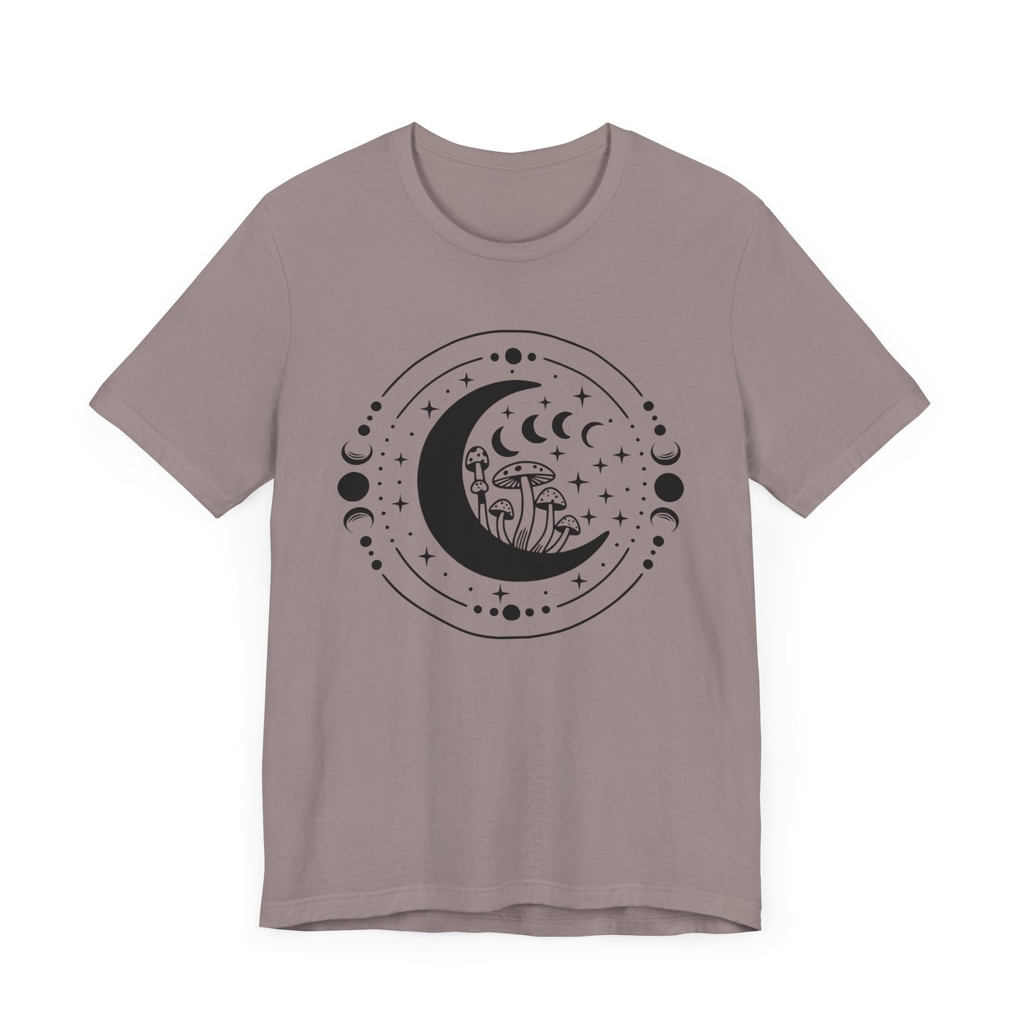 Moon and Mushroom Jersey Short Sleeve Tee