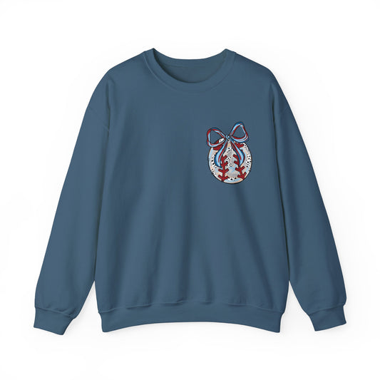 Doodle Baseball Pocket Heavy Blend™ Crewneck Sweatshirt