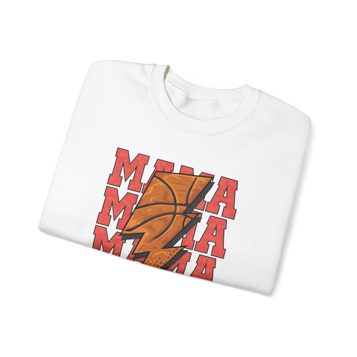 Stacked Basketball Mama Heavy Blend™ Crewneck Sweatshirt