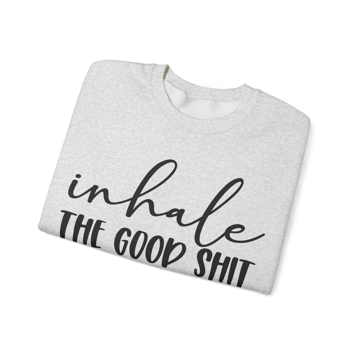 Inhale Exhale Heavy Blend™ Crewneck Sweatshirt