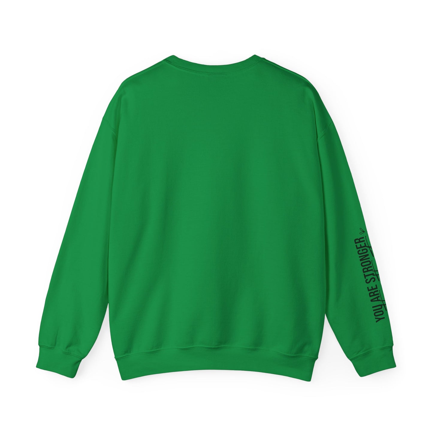 Mama Stronger Than The Storm Sleeve Heavy Blend™ Crewneck Sweatshirt