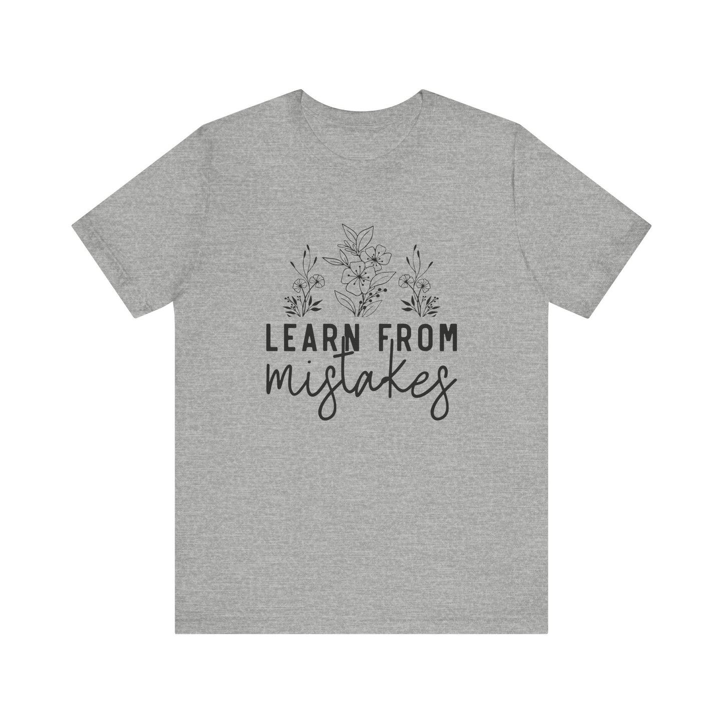 Learn From Mistakes Jersey Short Sleeve Tee