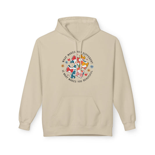 Retro Autism Coquette Midweight Softstyle Fleece Hoodie