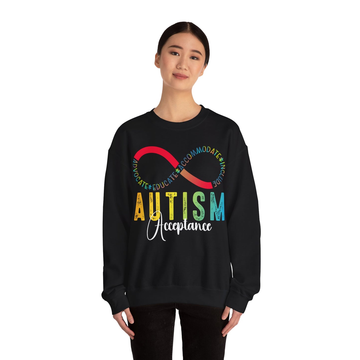 Autism Acceptance Heavy Blend™ Crewneck Sweatshirt