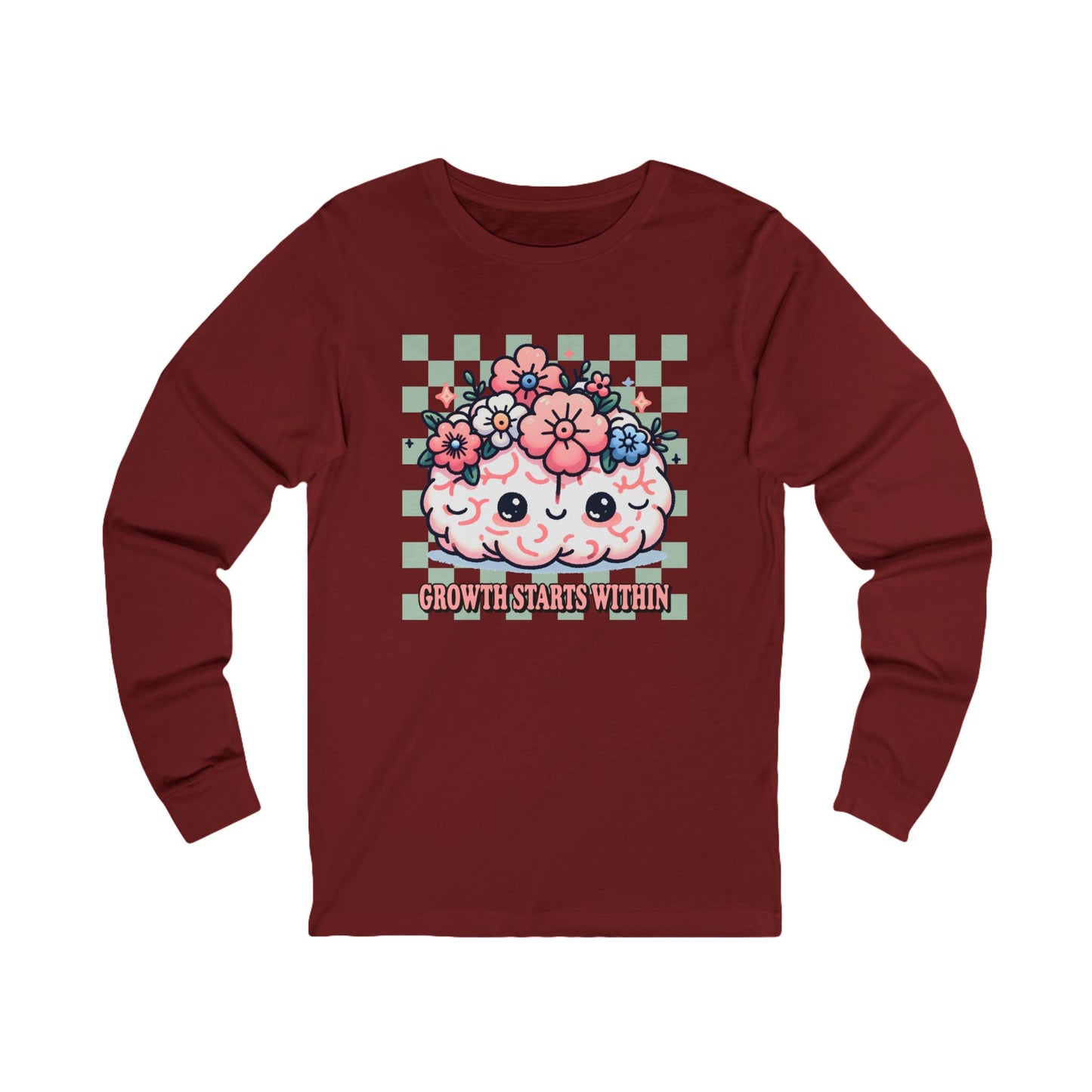 Growth Starts Within Jersey Long Sleeve Tee