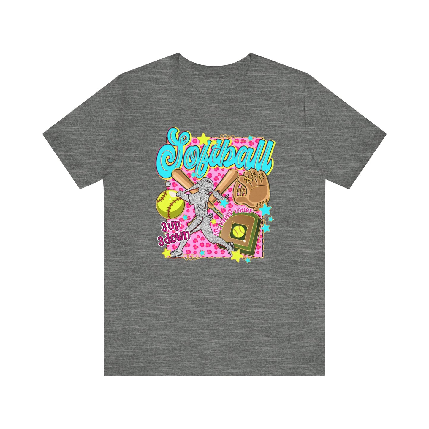 Retro Softball Jersey Short Sleeve Tee