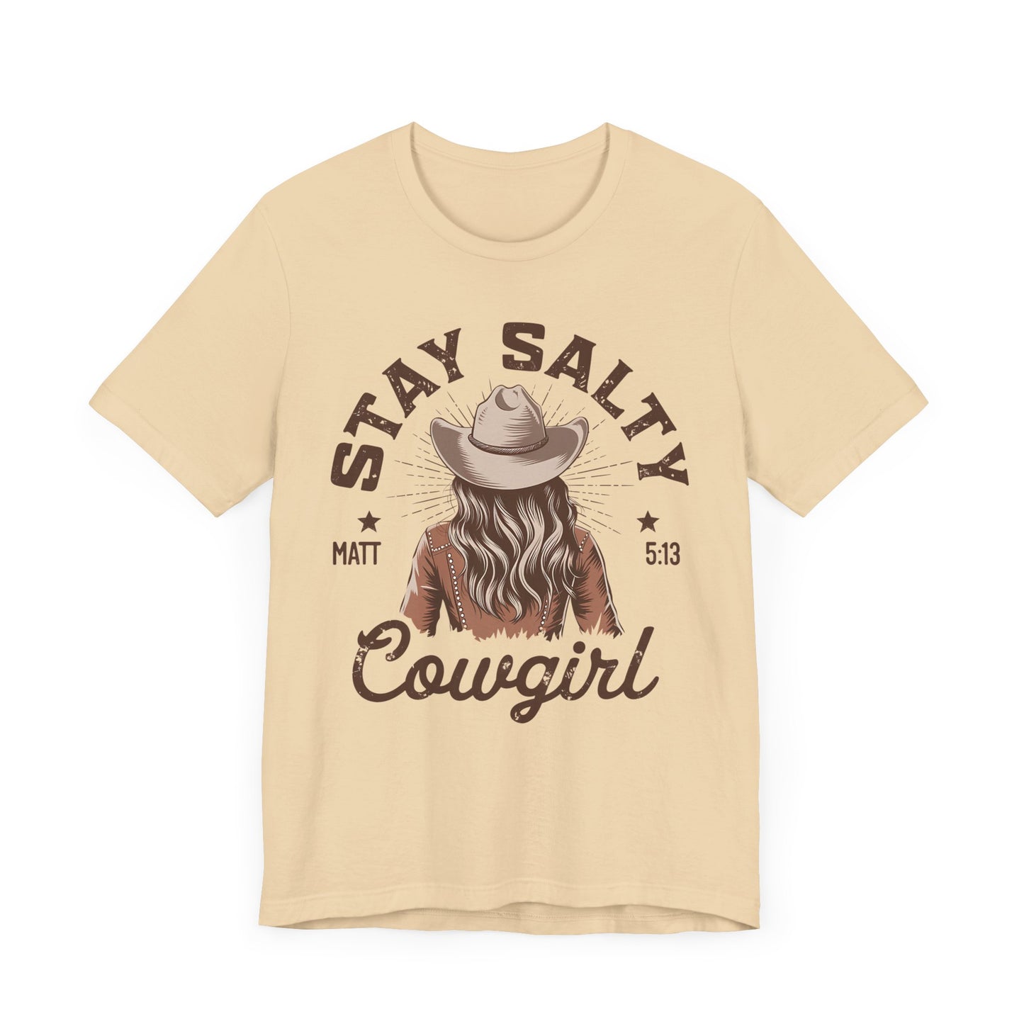 Stay Salty Cowgirl Jersey Short Sleeve Tee