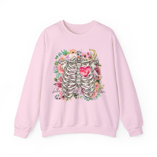 Beauty Comes From Within Heavy Blend™ Crewneck Sweatshirt
