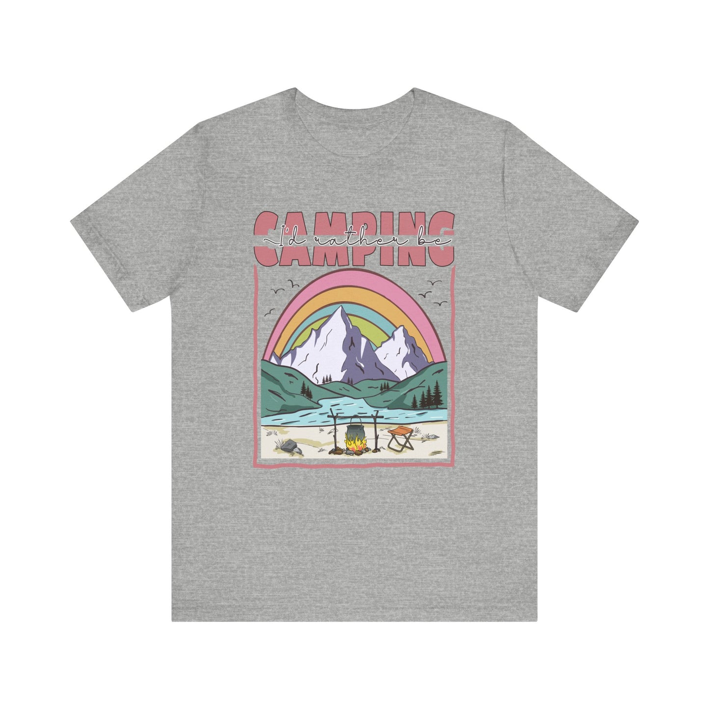 I’d Rather Be Camping Jersey Short Sleeve Tee