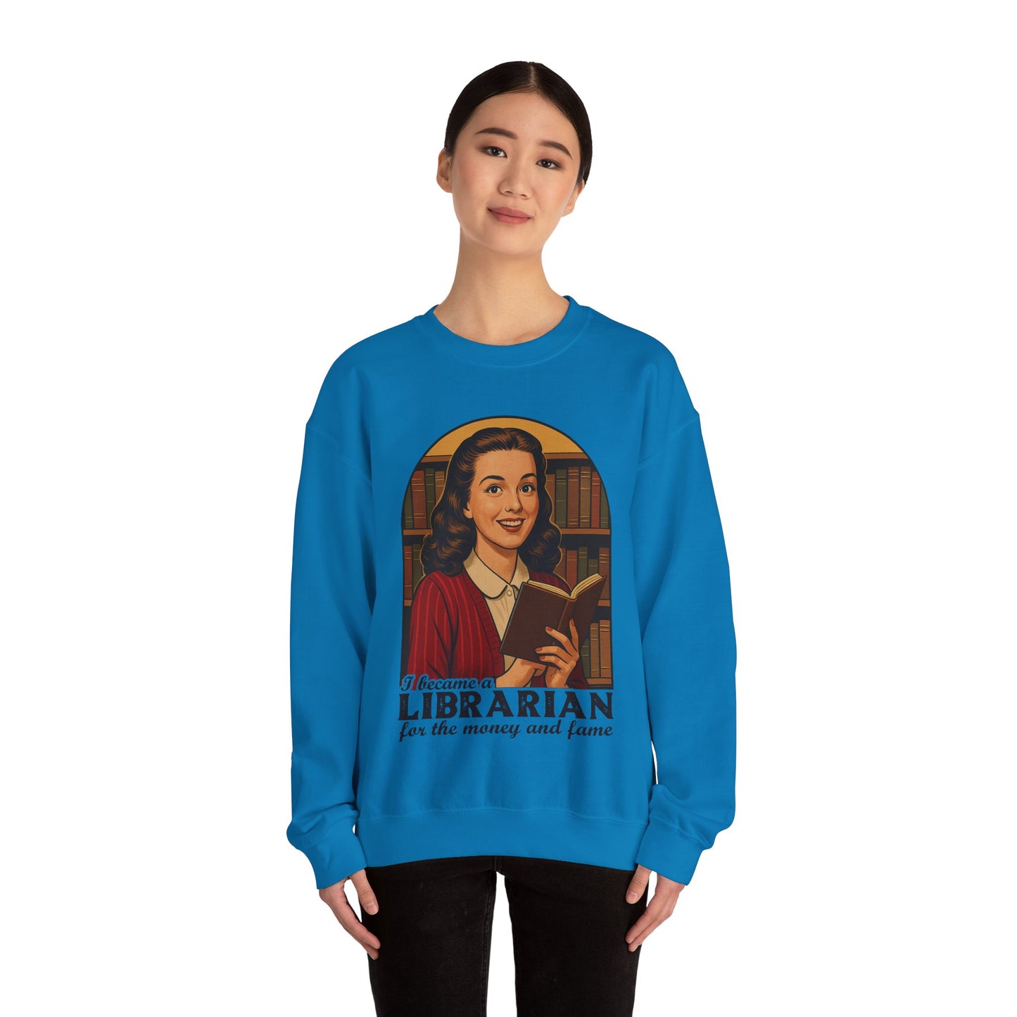 Librarian Heavy Blend™ Crewneck Sweatshirt