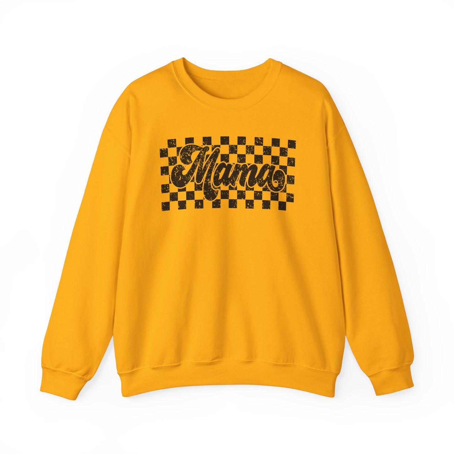 Checkered Mama Heavy Blend™ Crewneck Sweatshirt