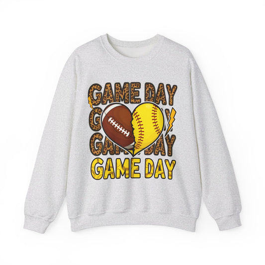 Football/Softball Game Day Heavy Blend™ Crewneck Sweatshirt