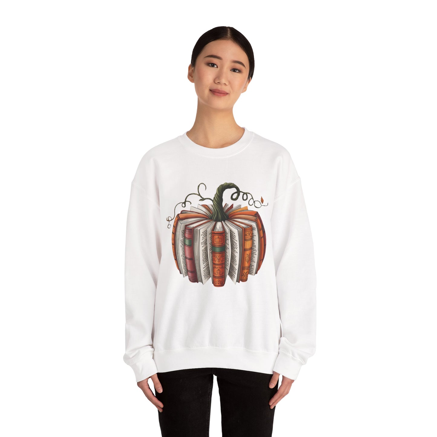 Book Pumpkin Heavy Blend™ Crewneck Sweatshirt
