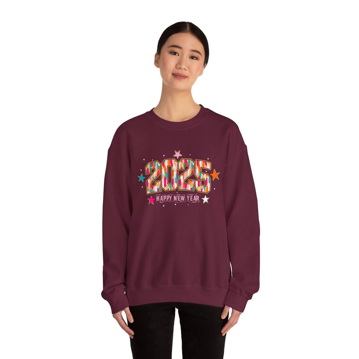 2025 Happy New Year Heavy Blend™ Crewneck Sweatshirt